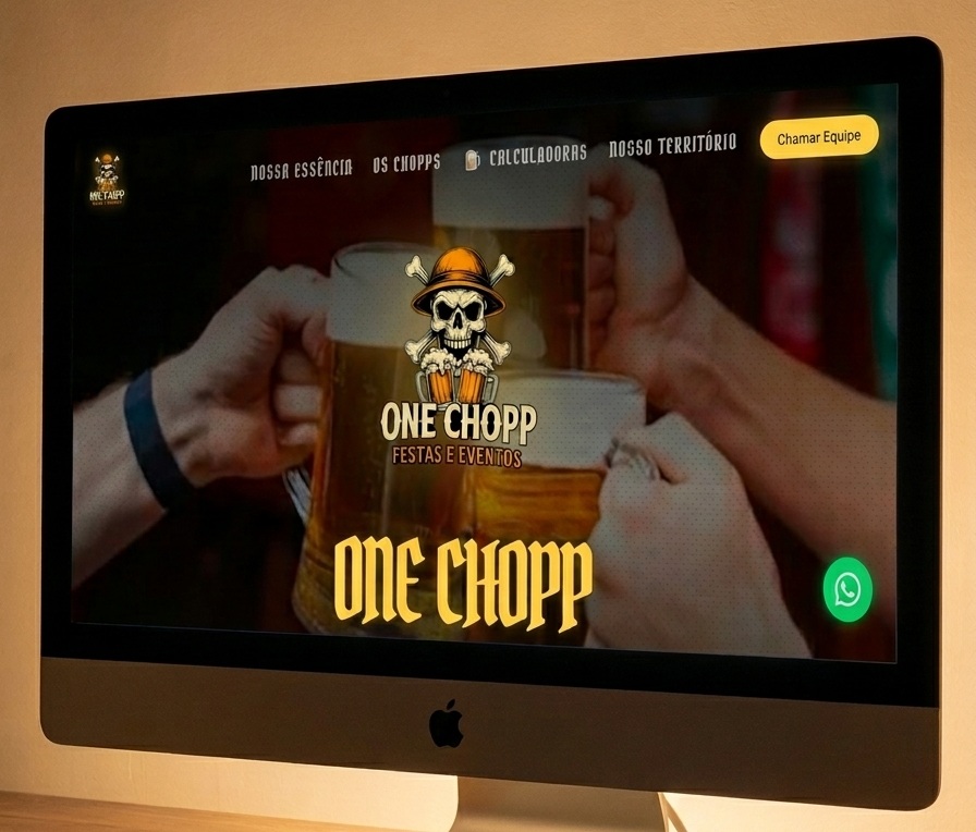 Ecossistema One Chopp — versão desktop